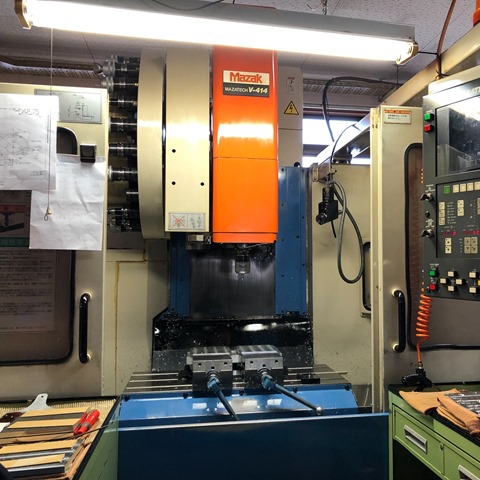 MAZAKのマシニングセンタV-414 主軸アンクランプセンサ不良 の